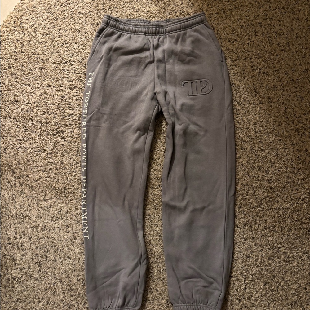 Taylor Swift TTPD grey joggers